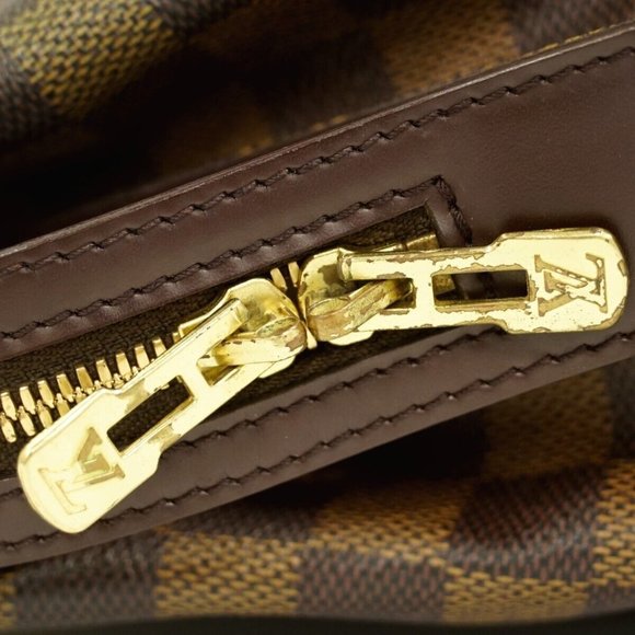 Chelsea Damier Ebene Canvas Shoulder Tote Bag - Picture 5 of 9